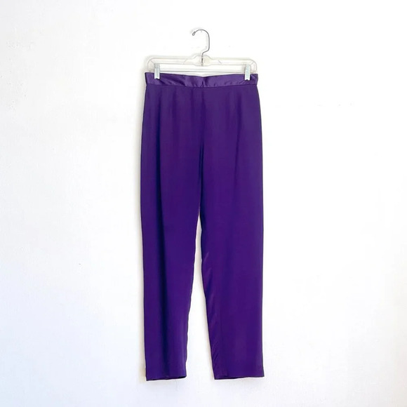 Shanghai Tang Imperial Tailors Silk Satin Jacquard Pant Suit 2 Piece Set - Picture 5 of 8